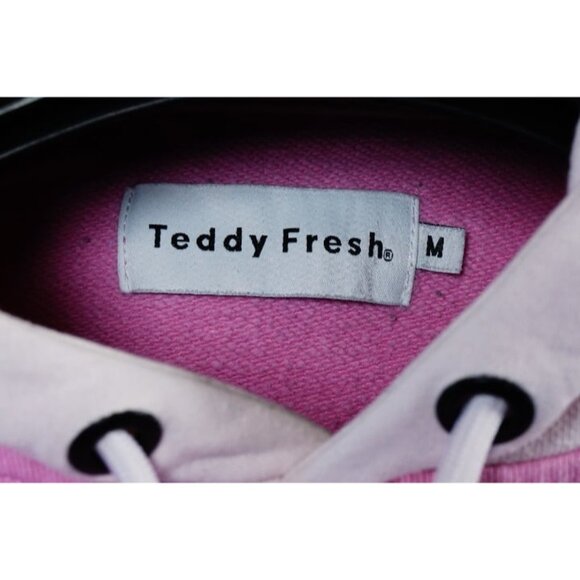 Teddy Fresh Pastel Color Block Streetwear Hoodie Sweatshirt Size M - Picture 3 of 6